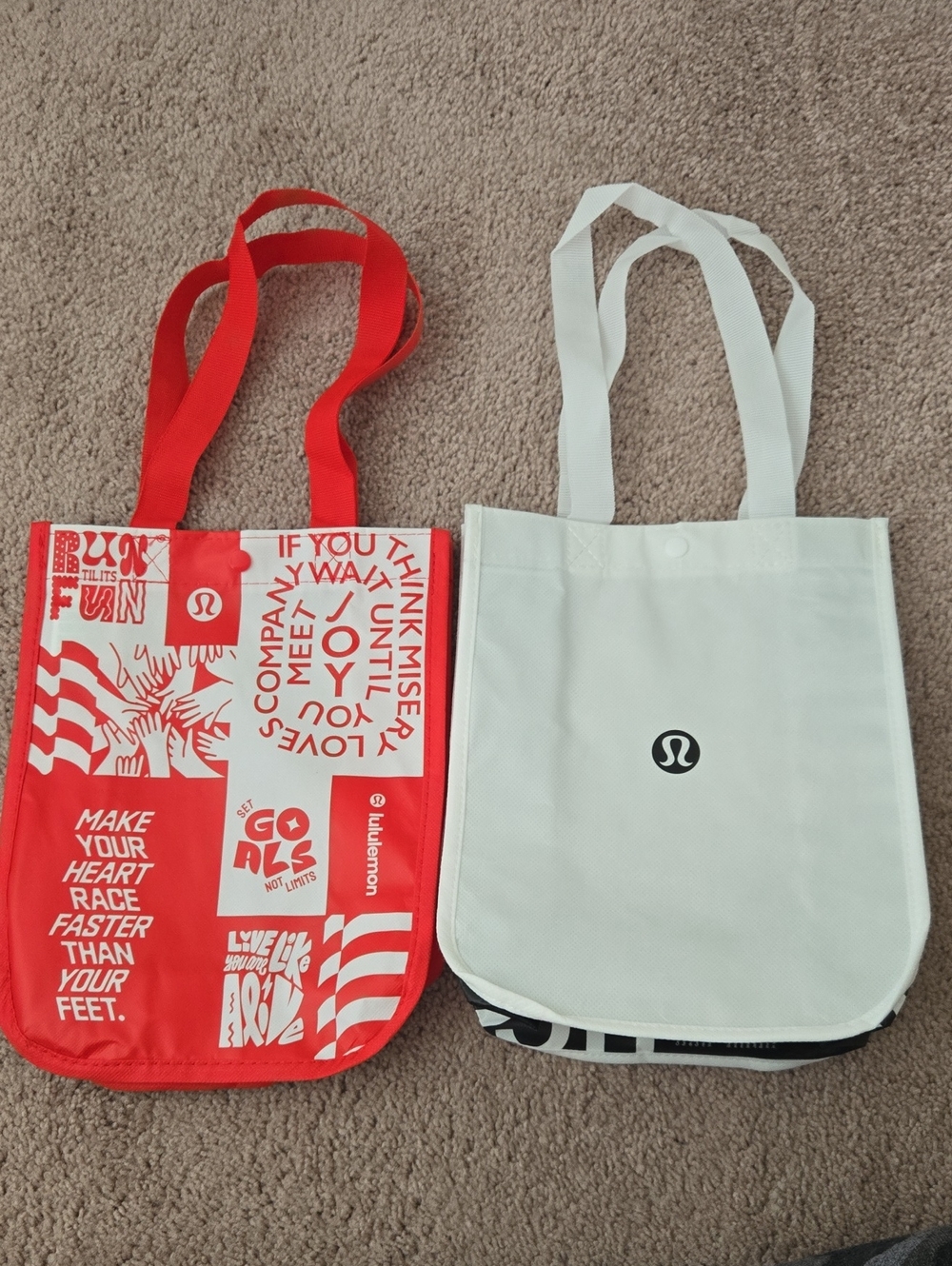 Bundle Of Lululemon Reusable Totes